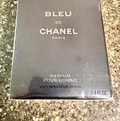 CHANEL Bleu 3.4 fl oz Men's Eau De Parfum Spray From Nordstorm OEM Material!!