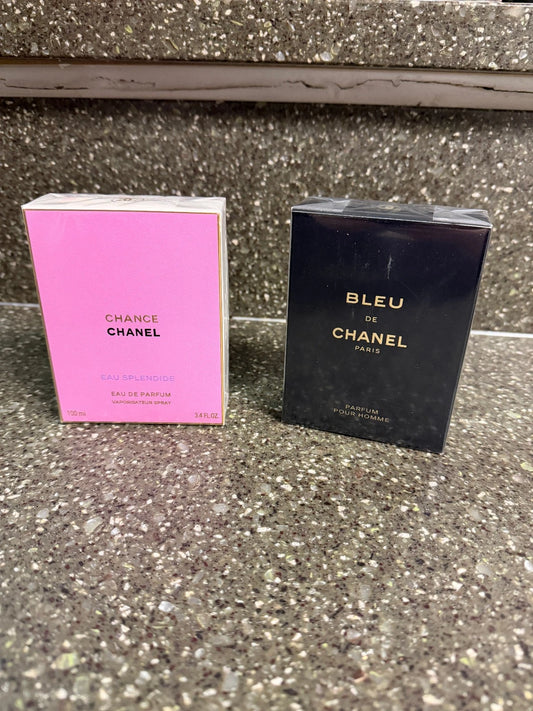 CHANEL BLEU & CHANEL CHANCE Eau De Parfum PACKAGE SET Nordstorm OEM Material!!