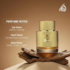 Lattafa Qaa’ed Eau De Parfum 100ml Premium Unisex Middle East Fragrance