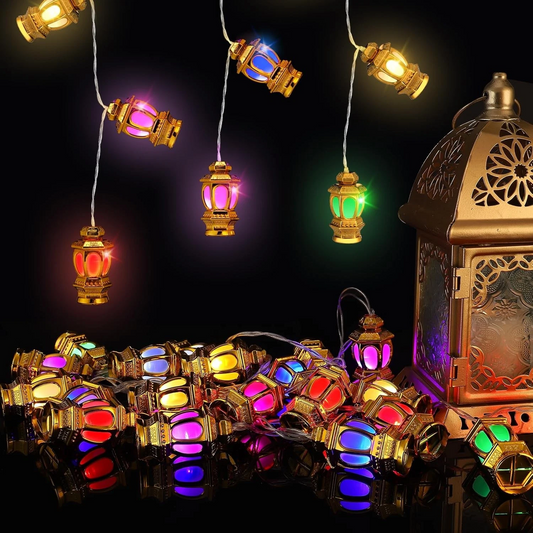 ANPHSIN Ramadan Eid Mubarak String Lights 9.8 FT 20 LED | Battery Operated