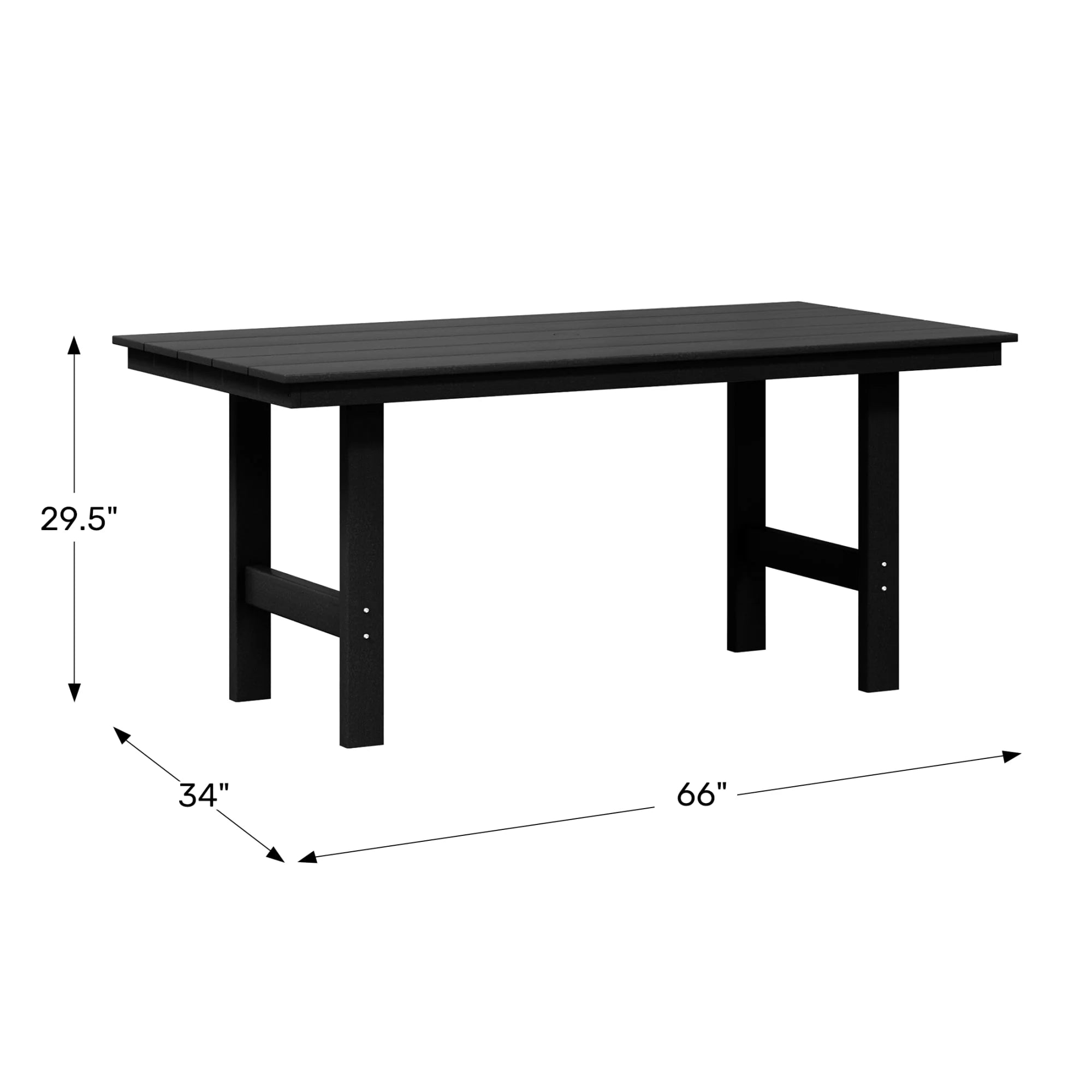 WestinTrends Ashore Outdoor Modern HDPE 66"