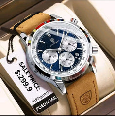 Poedagar Original Men Chronograph top luxury High quality Luminous watch for Men