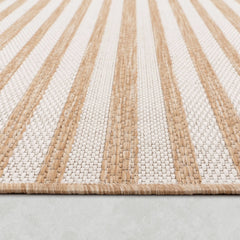 Modern In- & Outdoor Rug with Minimalistic Line Pattern