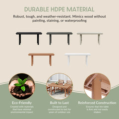 WestinTrends Ashore Outdoor Modern HDPE 66"