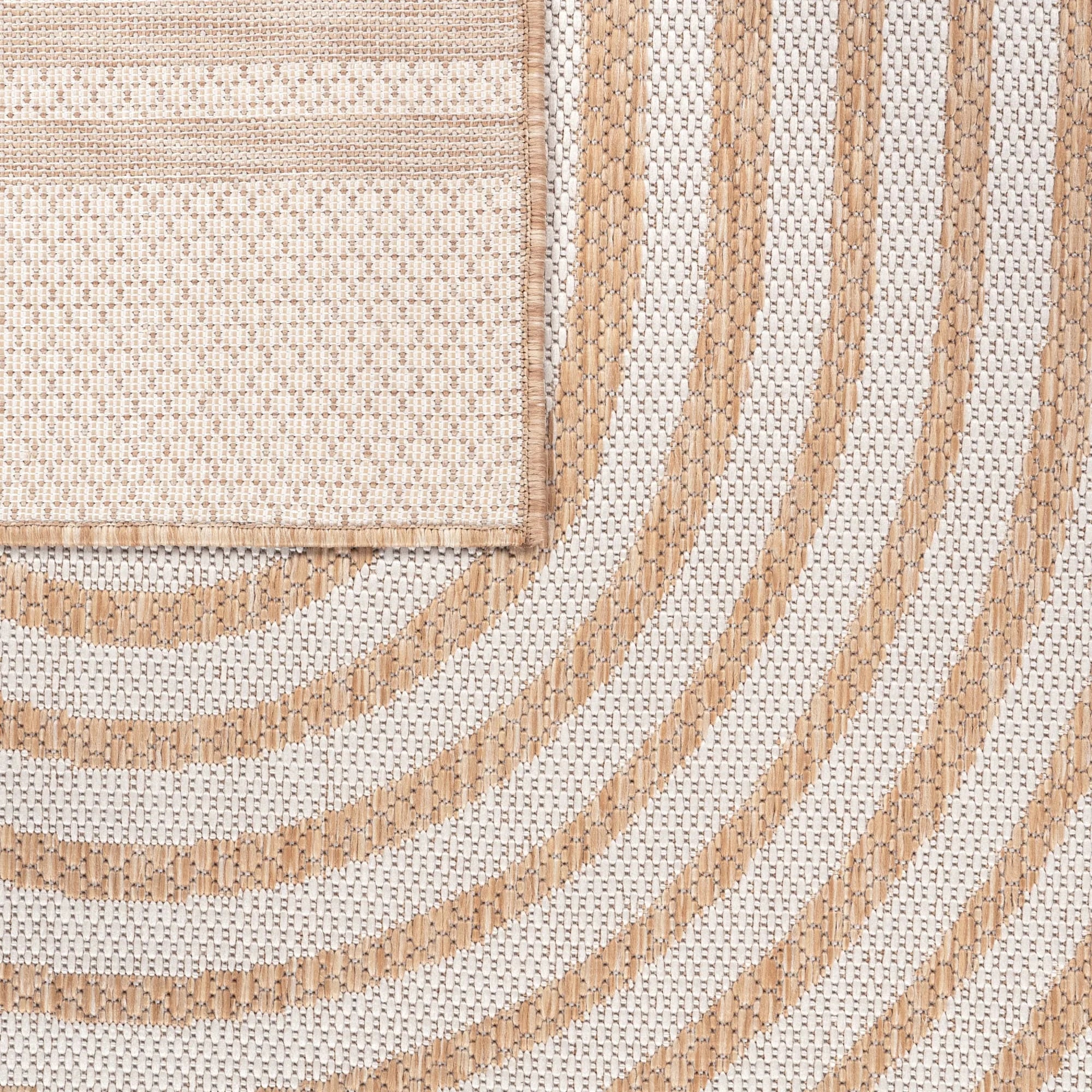 Modern In- & Outdoor Rug with Minimalistic Line Pattern
