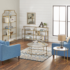Better Homes & Gardens Nola Coffee Table, Gold Finish