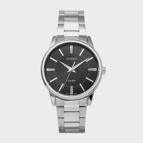 Casio Men's Watch Analog Metal Band MTP-1303D-1A With Box And Paper