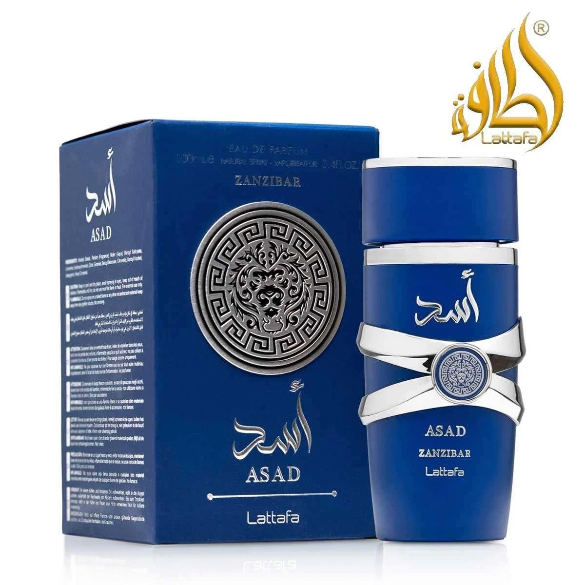 Perfume Unisex Lattafa Asad Zanzibar Eau De Parfum 100Ml Perfume Especiado Árabe